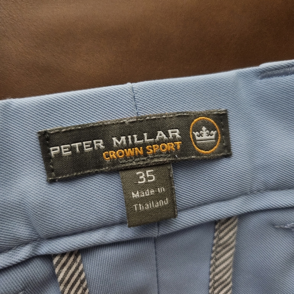 Peter Millar Powder Blue Shorts Size 35 - Picture 7 of 12